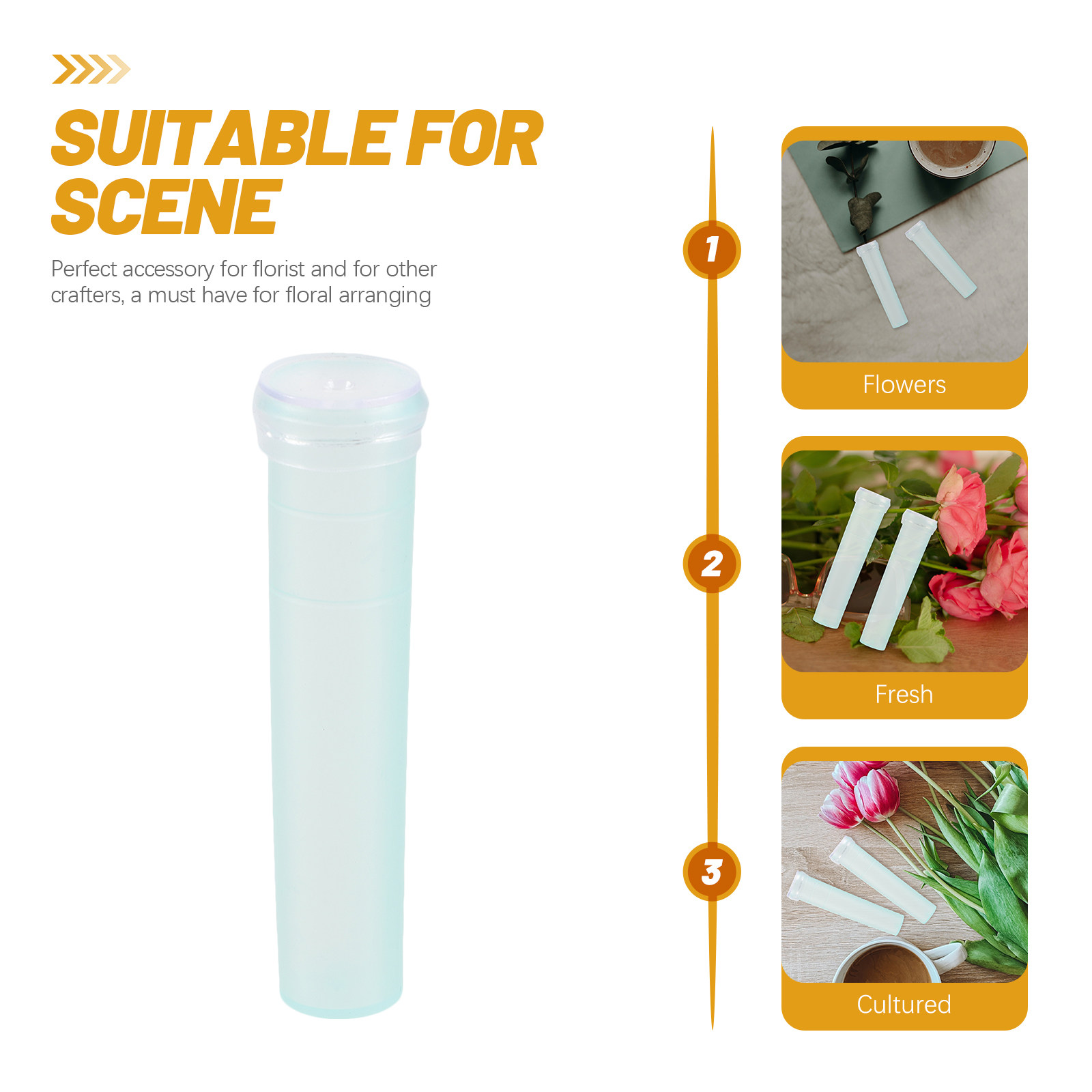 20 buah Tabung Air untuk Bunga - The Florist Supply Shop ulasan dan harga