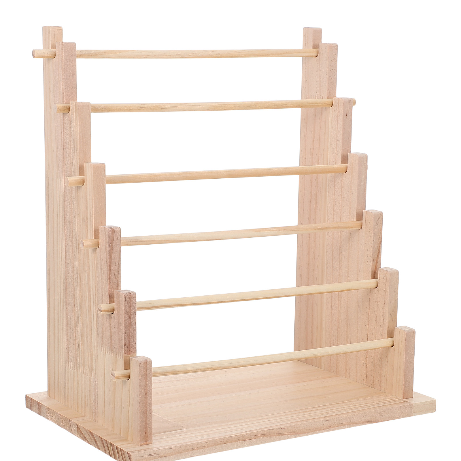 Rak Penyimpanan Pita Kayu 6 Ti - The Florist Supply Shop ulasan dan harga